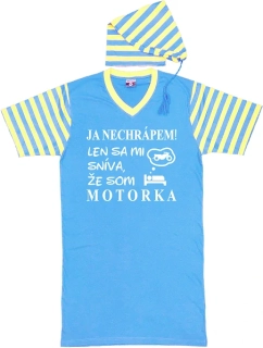 Nočná košeľa Ja nechrápem "motorka"