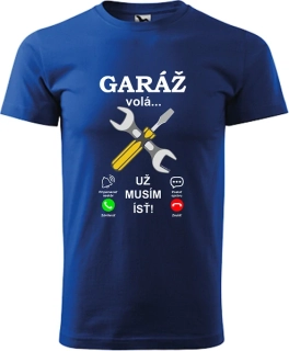 Pánske tričko Garáž volá