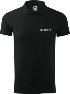 Polokošeľa čierna SECURITY