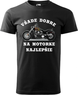 Pánske tričko Na motorke najlepšie