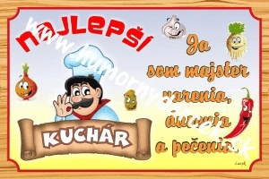 Preukaz Najlepší kuchár