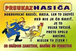 Preukaz Hasiča