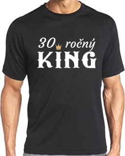 Pánske tričko 30 ročný KING