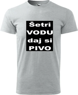 Pánske tričko Šetri vodu výpredaj