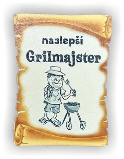Magnetka na chladničku Gril majster