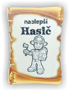 Magnetka na chladničku Hasič
