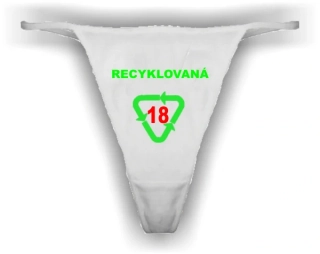 Tangá vtipné Recyklovaná