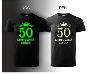 Svietiace tričko 50 Limitovaná edícia