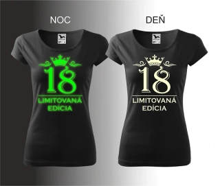 Svietiace tričko 18 Limitovaná edícia