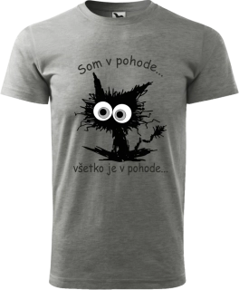  Pánske tričko Som v pohode stres