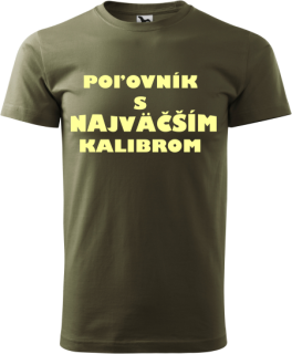 Pánske tričko Poľovník s kalibrom