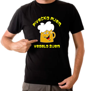 Pánske tričko Pivečko pijem
