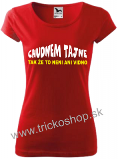 Dámske tričko Chudnem tajne