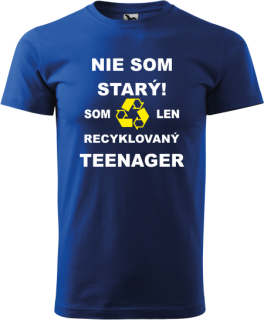 Pánske tričko k narodeninám Recyklovaný