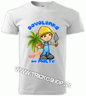 Pánske tričko Dovolenka na malte