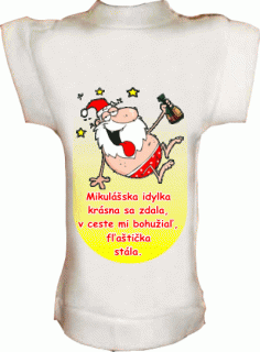 Tričko na fľašu Mikuláš1