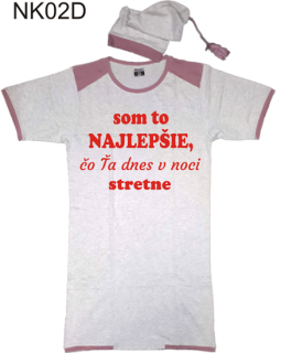 Nočná košeľa "SOM TO NAJLEPŠIE"