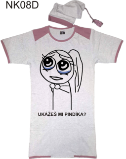Nočná košeľa s čiapkou "PINDÍK"