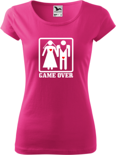 Dámske tričko GAME OVER