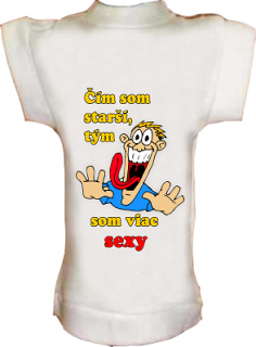 Tričko na fľašu Viac sexy...