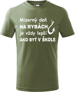 Detské tričko Mizerný deň rybách