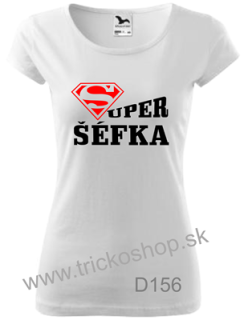 Dámske tričko Super šéfka