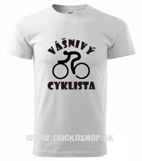 Pánske tričko Vášnivý cyklista