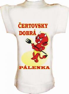 Tričko na fľašu Čertovsky dobrá