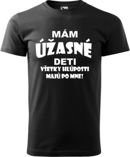 Pánske tričko Úžasné deti