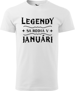 Pánske tričko Legendy sa rodia