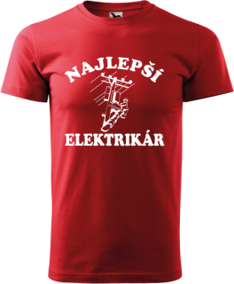 Pánske tričko Najlepší elektrikár