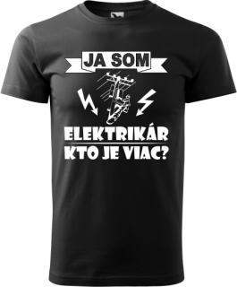 Pánske tričko Ja som elektrikár