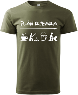 Pánske tričko Plán rybára