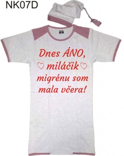 Dámska nočná košeľa "Migréna"